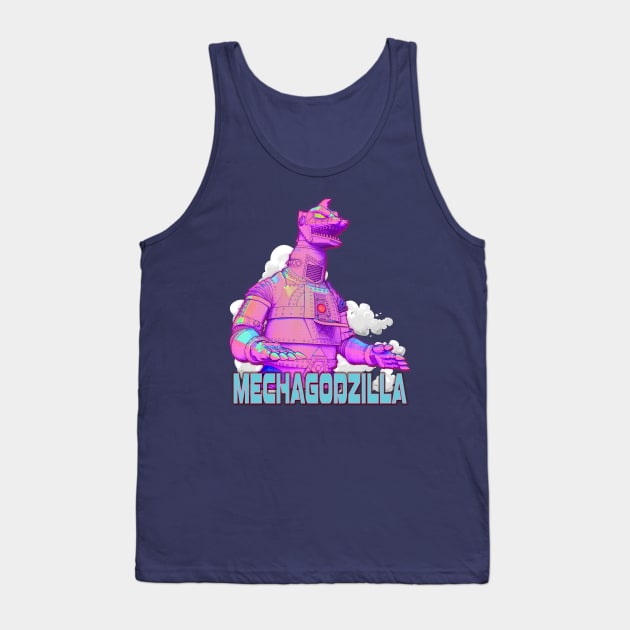 Mechagodzilla Tank Top by Digiwip